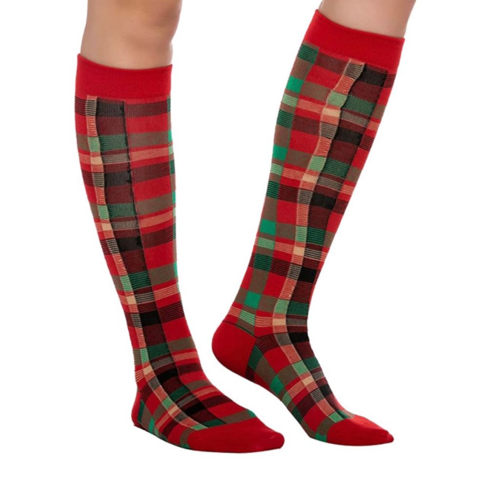 Holiday Plaid Socks